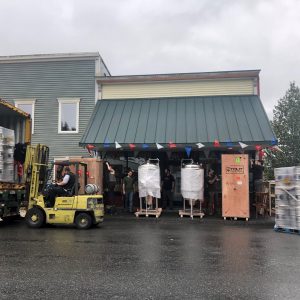 New Stout Tanks arriving at Copper River Brewing