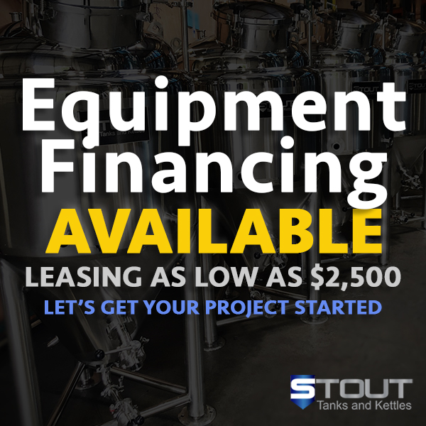 finance brewing equipment with Stout Tanks and Kettles