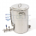 9 Gallon Hot Liquor Tank with Thermowell, Thermometer, Herms Coil and Sight Glass