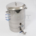 This is a 20 Gallon Mash Tun that features a Thermowell, Thermometer, Recirculating Fitting and Bottom Outlet used for brewing beer.
