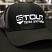 Stout Tanks and Kettles swag trucker hat - Black Mesh - Front View