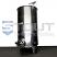 1500 Liter Jacketed Variable Capacity Wine Tank with legs - profile view