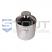 15 liter stainless steel container with screw on lid