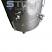bottom view of a stainless steel direct fire 7 BBL Brew Kettle use for brewing beer