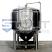 Front view of a 304SS 20 BBL Fermenter used in commercial brewing