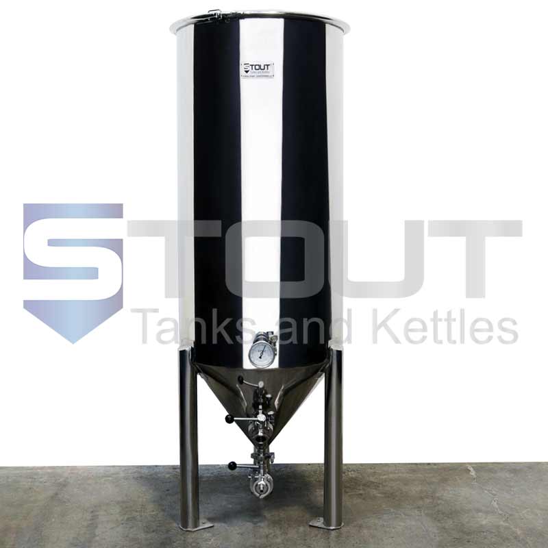 New Conical Fermenter tank 115L Winemaking Homebrewing Beer  30 GALLON 