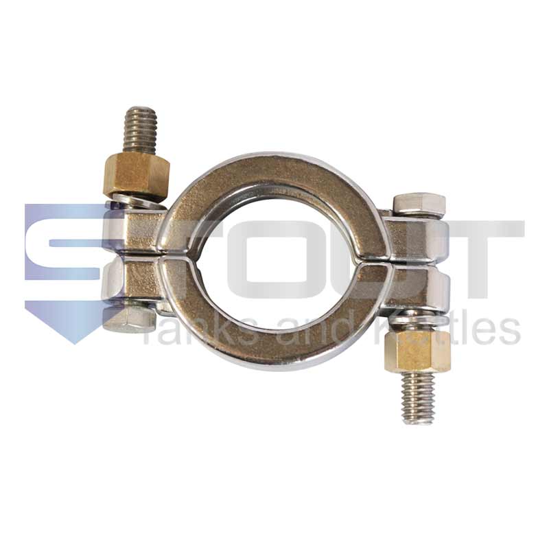 1.5" High Pressure Clamp (Bolted, 304SS)