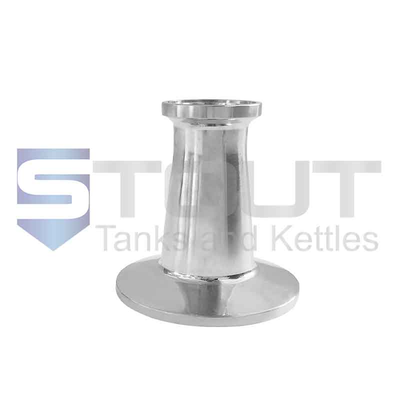 Concentric Reducer (1.5" Tri Clamp x 3/4", 304SS)