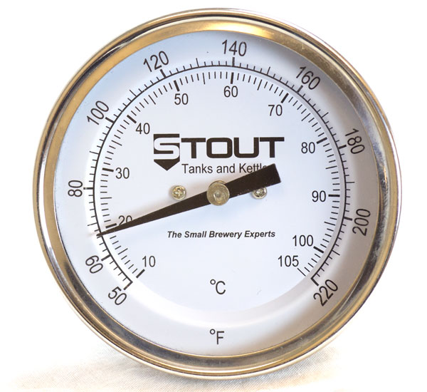 Weston Large Dial Faced Stem Thermometer - Thermometer