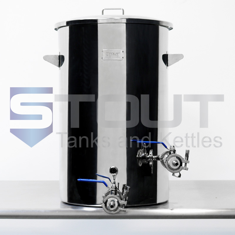 20 Gallon Brew Kettle - with Flat Bottom and Trub Dam (Electric)