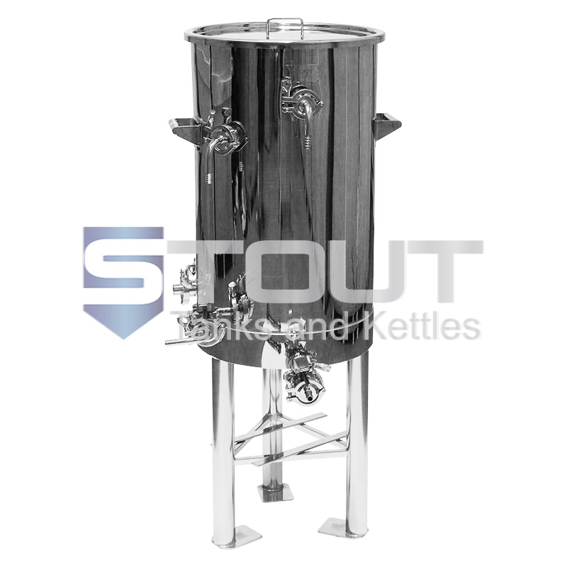 21 Gallon Hot Liquor Tank - on Legs with HERMS Coil (Electric)