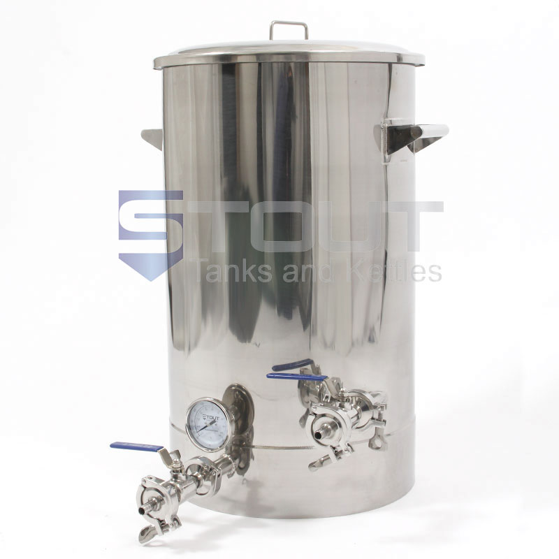 45 Gallon Brew Kettle - with Tangential Inlet (Direct Fire)