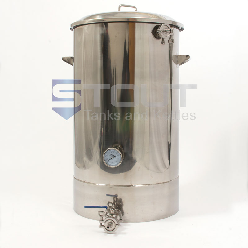 1 BBL Mash Tun (with Recirculating Fitting, Bottom Outlet)