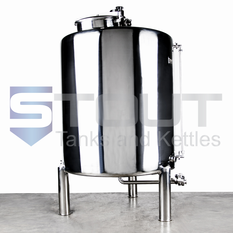7 BBL Brew Kettle - with Conical Bottom, Dome Top, Trub Dam, Left Orientation (Electric)