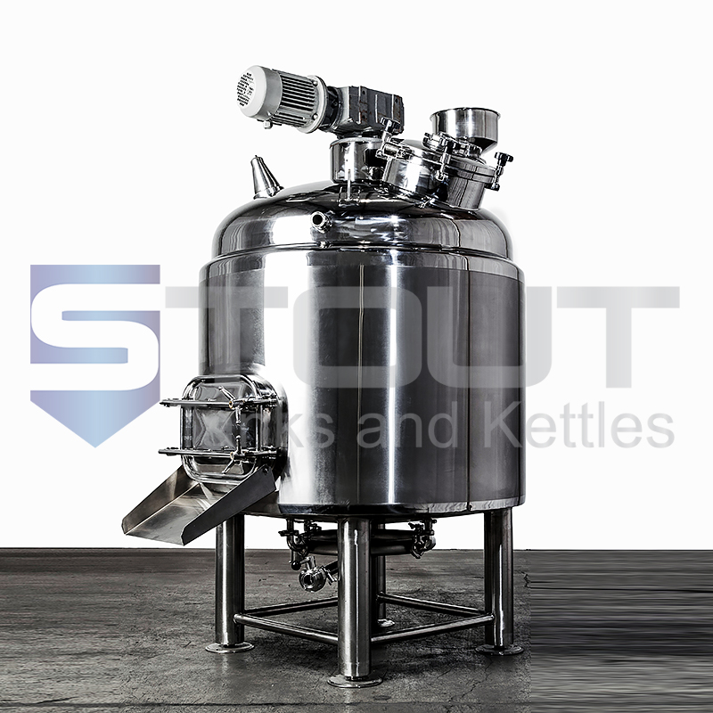 TOP SELLER!! - 7 BBL Mash Tun (with Rakes and Plows) - Left Hand Orientation