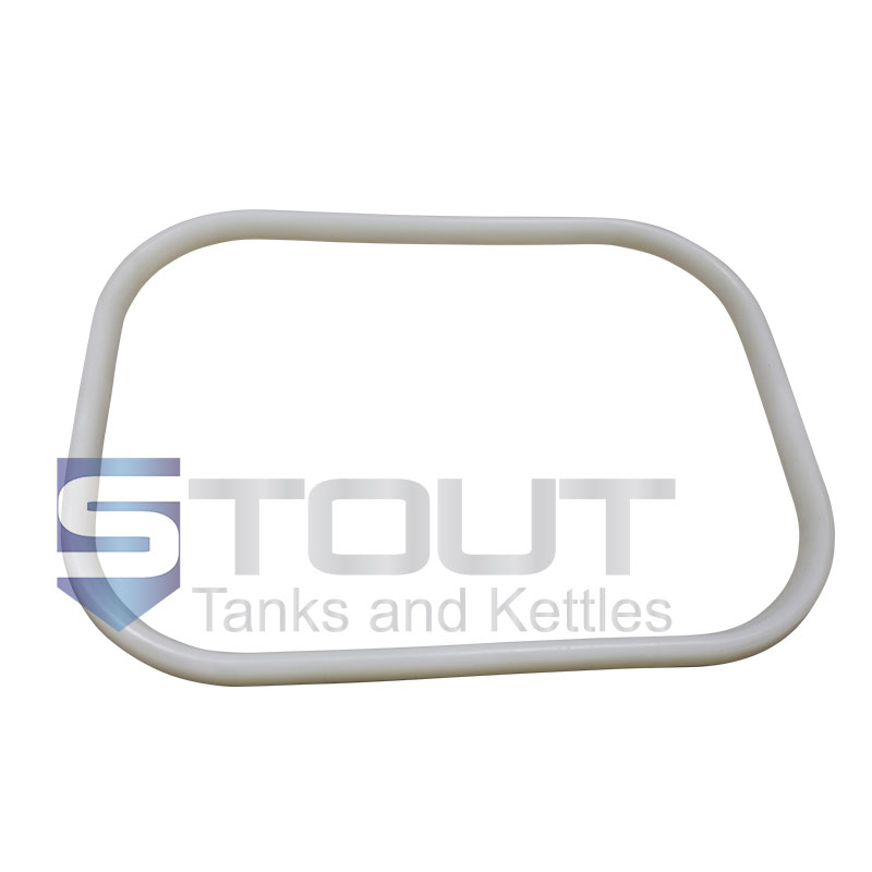 Side Rectangular Manway Gasket | for our Mash Tuns with Rakes Up To 20 bbls (18 3/16" OD)