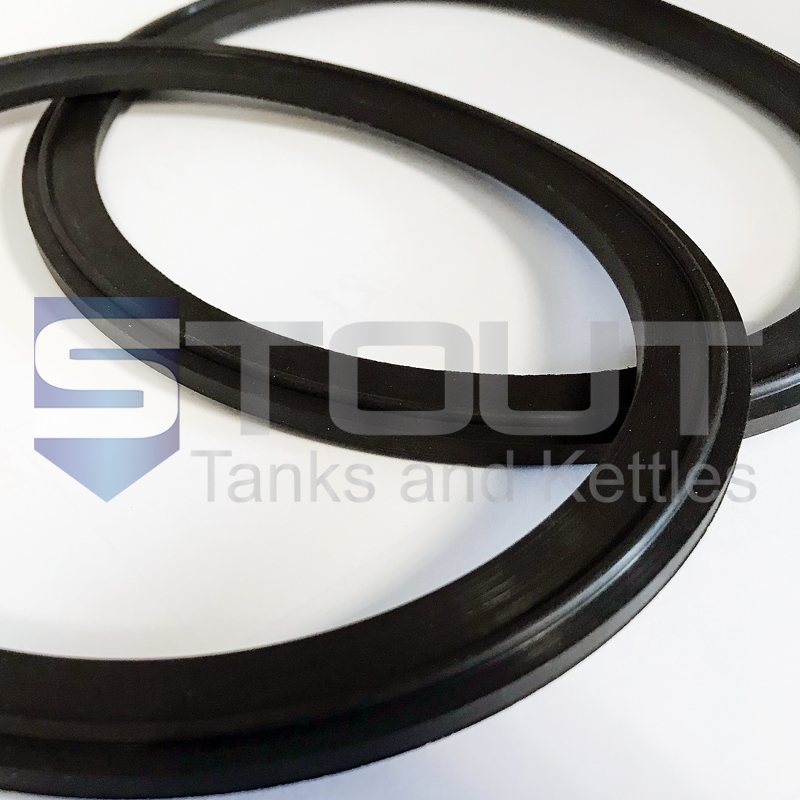 Gasket | for 6" Grist Hydrator Port on Mash Tuns with Rakes and Plow