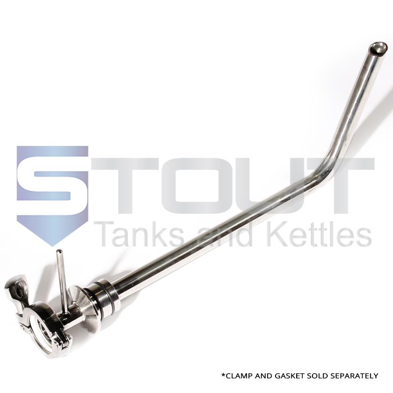 Racking Arm | 1.5" Tri Clamp for 700mm Diam. Non-Jacketed Brite Tank (3, 3.5, 4bbl)