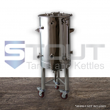 27 Gallon HERMS Hot Liquor Tank - on Legs - for Low Oxygen brewing (Electric)