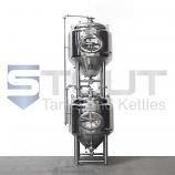 2 BBL Stackable Fermenters (Includes 2) - SAVE VALUABLE FLOOR SPACE
