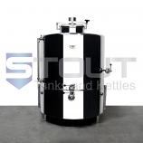 5 BBL Brew Kettle - with Dome Top, Bottom Heat Shield, Sloped Bottom (Direct Fire)