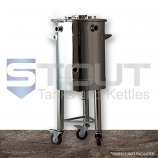 20 Gallon Mash Tun for Low Oxygen brewing (On Legs)