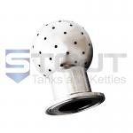 Static CIP Spray Ball | 1.5" Tri Clamp, 2" Ball (304SS)