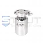 0.5 Liter Stainless Steel Container | Tri Clamp Lid (316SS)
