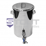 20 Gallon Hot Liquor Tank - with Thermowell and Laser Level Marks (Direct Fire)